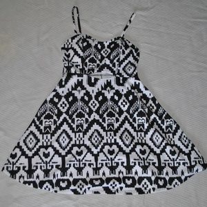 Printed Mini Dress